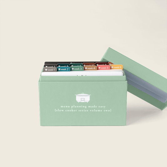 🍽️ Meal Planning Kit with 72 Photo Recipe Cards(Without a gift or present.)