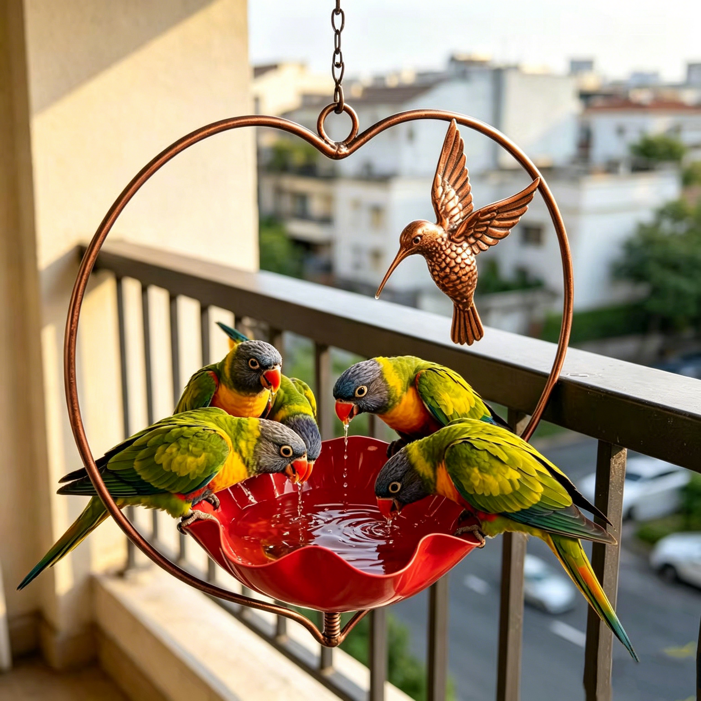 ✨ Hanging Heart Bird Feeder | Stylish Garden & Patio Decor