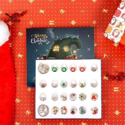 DIY 24 Days Christmas Countdown Calendar Bracelets Set
