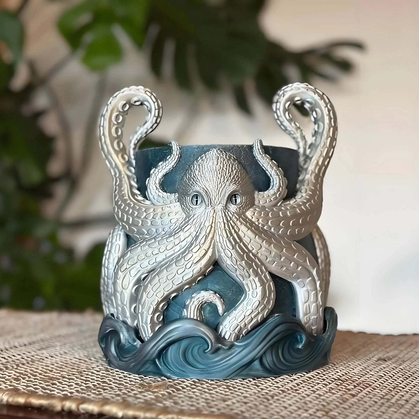 🥳3D Printed Kraken Planter – Octopus Planter with Tray🔥BUY 2 GET 10% OFF
