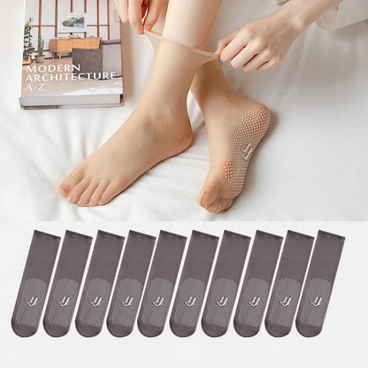 🔥🔥Invisible, Slip-resistant Crystal Silk Socks