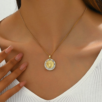 🔥🔥🔥Stainless Steel Virgin Mary Necklace 🥳🥳 Buy 2 Get 1 Free