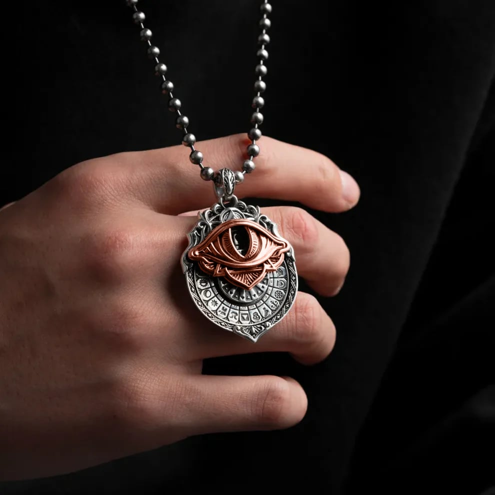 👁️‍🗨️Handmade Tarot Vision Pendant: Connect to Cosmic Wisdom Anytime(Cheat Sheet Included) 🔥🔥 Buy 2 Get 10% Off