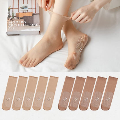 🔥🔥Invisible, Slip-resistant Crystal Silk Socks