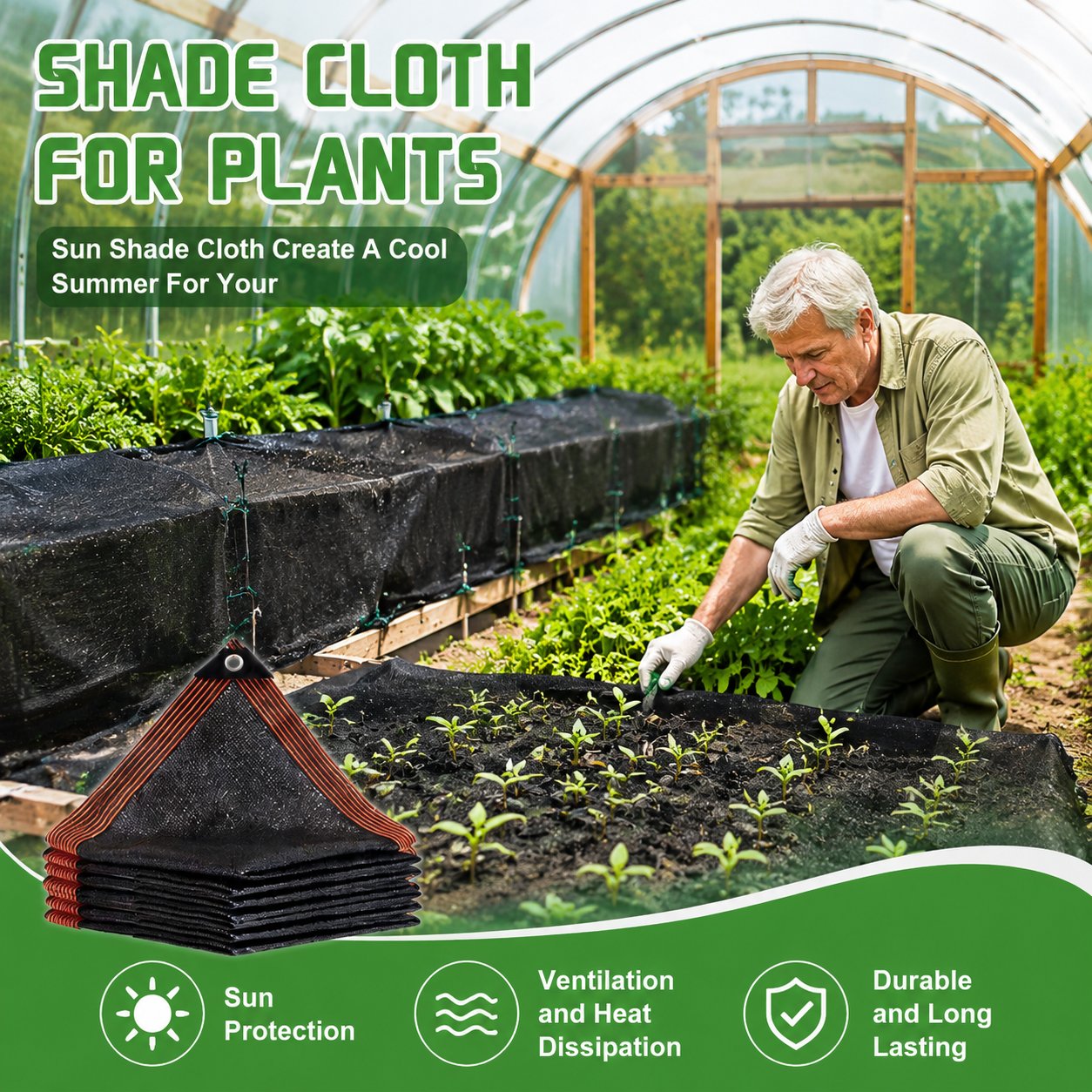 ☀️ 98% UV-Blocking Sunshade Net – Ultimate Outdoor Protection
