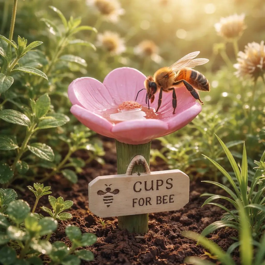 ⏳Limited-time 50% off🐝Flower-Shaped Bee Watering Station💧