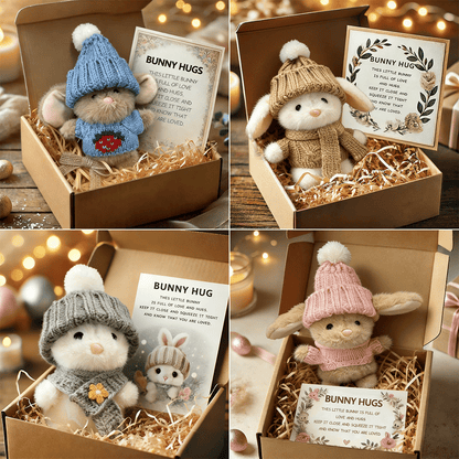 🎉Special Sale🐇Handmade Mini Bunny Hug Cute Easter Gift🎁 🔥🔥 Buy 2, Get 10% Off