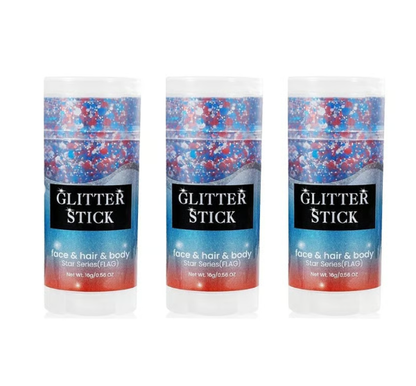 Hot Sale 🎇Red, White, & Blue Patriotic Glitter Stick 🔥