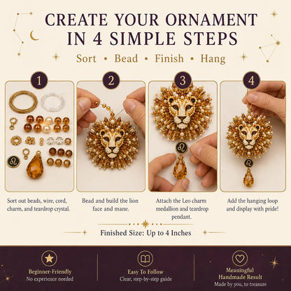 ✨ Zodiac Blessing Beaded Ornament DIY Kit