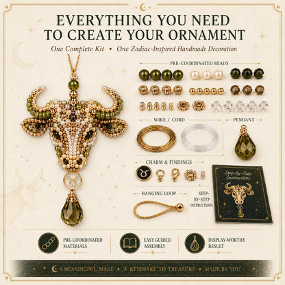 ✨ Zodiac Blessing Beaded Ornament DIY Kit