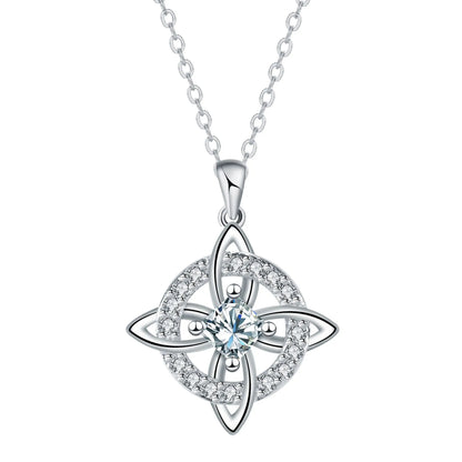 Mystical Birthstone Witches Knot Necklace – Natural Crystal🔮💞Protect Your Loved Ones