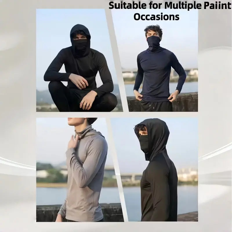 👕🔥 Men's 6-Piece Slim Fit Hoodie Pullover Set
