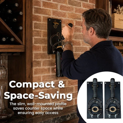 🔥LAST DAY 50% OFF - 🍷 Wall-Mounted Bottle Opener – Easy One-Hand Beer & Wine Opener