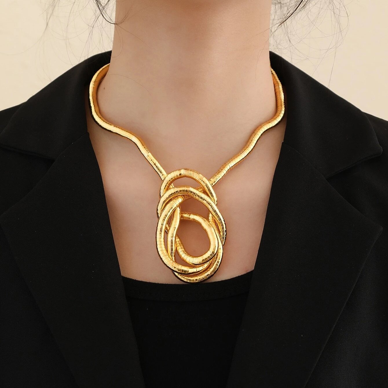 (Perfect Gift for Her🎁) Snake Malleable Necklace & Choker, Bracelet