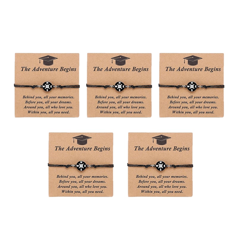 🎓 2026 Graduation Compass Bracelet – Perfect Gift for Graduates