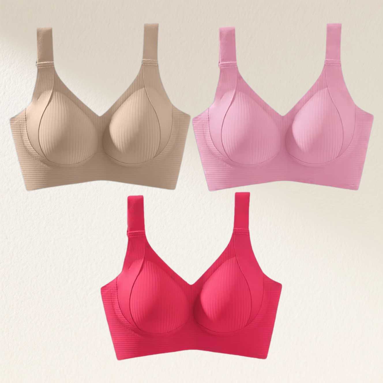 🎁 Buy 1 Get 3 Packs🔥 Super firming bra | Wire-free bra 👍 No more sagging breasts (3-Pack Value Set)