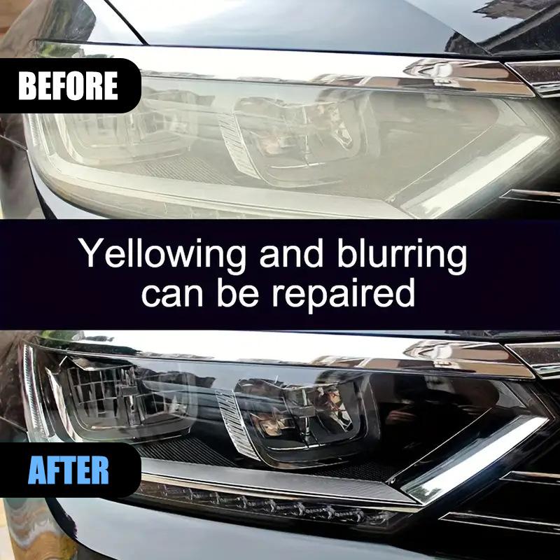 📢🔥Free sponge and rag🚘Automotive Headlamp Restoration Fluid Kit