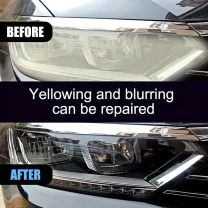 📢🔥Free sponge and rag🚘Automotive Headlamp Restoration Fluid Kit