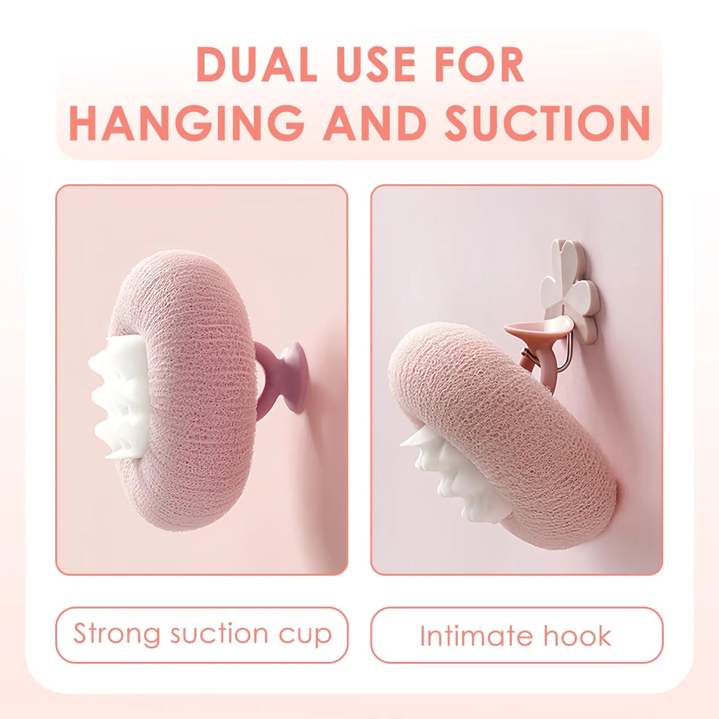 🥰Suction Cup Super Soft Bath Sponge Flower