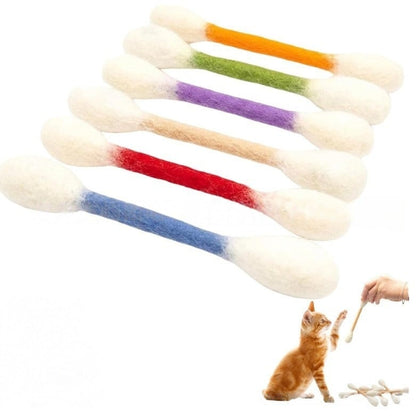 ❤️For happy, healthy, and active indoor cats🐱Swabs Large Size Cat Toys with Catnip 🔥🔥 Buy 2 Get 1 Free