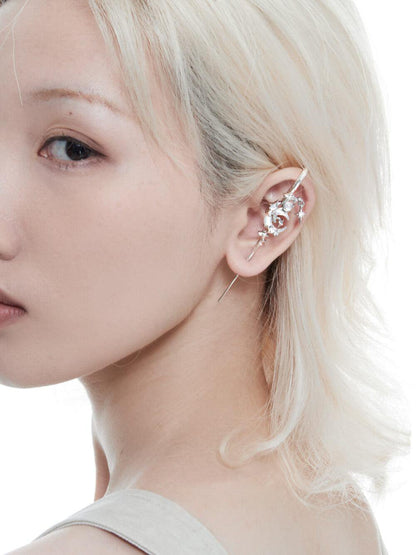 😍😍😍MYTH OF THE MOON Ear Hook Needle Piercing Earring 🔥🔥🔥Buy 2 Get 10% Off