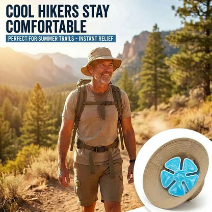 Reusable Cooling Gel Ice Packs for Hard Hats & Sun Hats