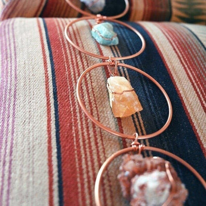 🔥Raw Crystal 7 Chakra Gemstone Wall Decor🥳Buy 2 Get 10% Off