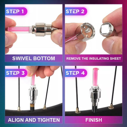 💡LED Wheel Lights 🌟Buy 1 Get 1 FREE