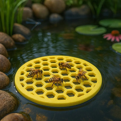 🐝 Floating Bee Station - Bee-Friendly Hydration Station