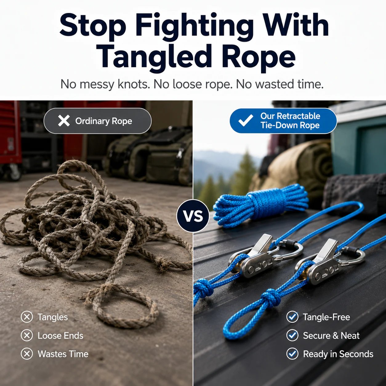 🥳Retractable Buckle Rope