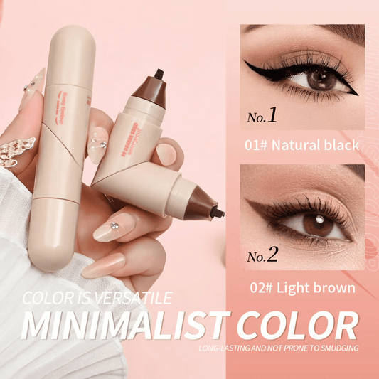 🔥🔥Rotating waterproof winged eyeliner stamp pen 🥳🥳Buy 2 Get 1 Free