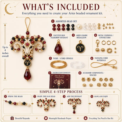 ✨ Zodiac Blessing Beaded Ornament DIY Kit