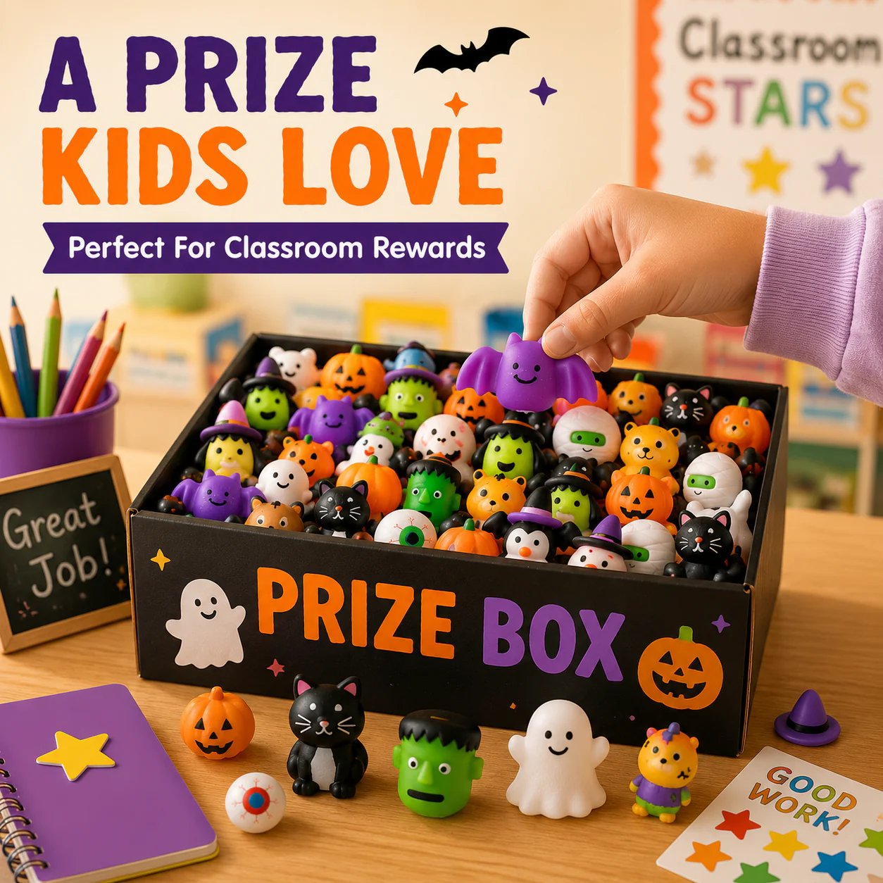 🔥Last Day 50% OFF - 🎃 30PCS Halloween Mini Squishy Toys for Kids（With pumpkin bucket）