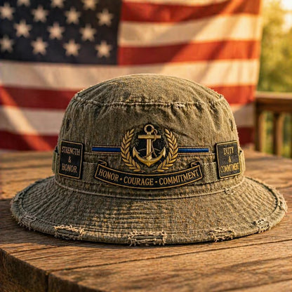 🏆 "Honor · Courage · Commitment" Boonie Hat