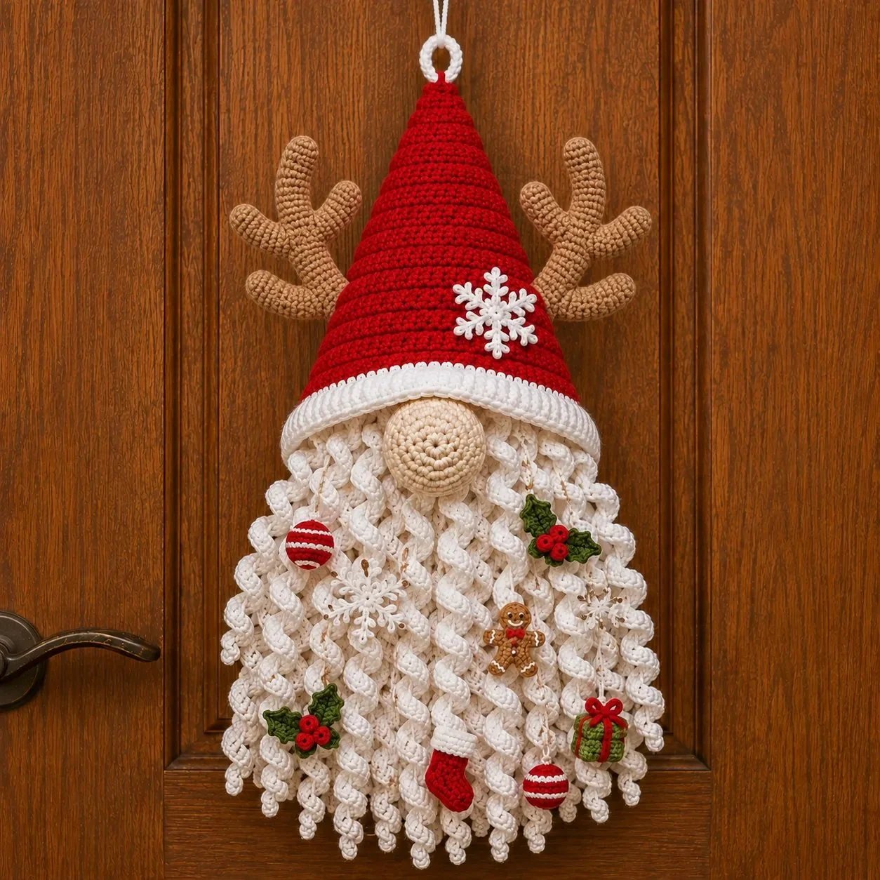 🔥 HOT SALE 🔥⏳ New Arrival 49% OFF – 🧶 DIY Seasonal 3D Crochet Door Hanger Kit Collection | Coordinated Yarn, Filling, Accessories & Step-by-Step Instructions Included 💕