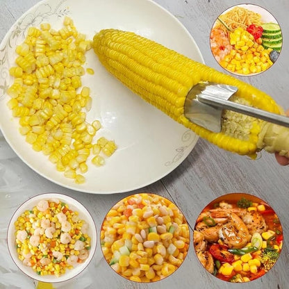 Long Handle Stainless Steel Corn Stripping Tool