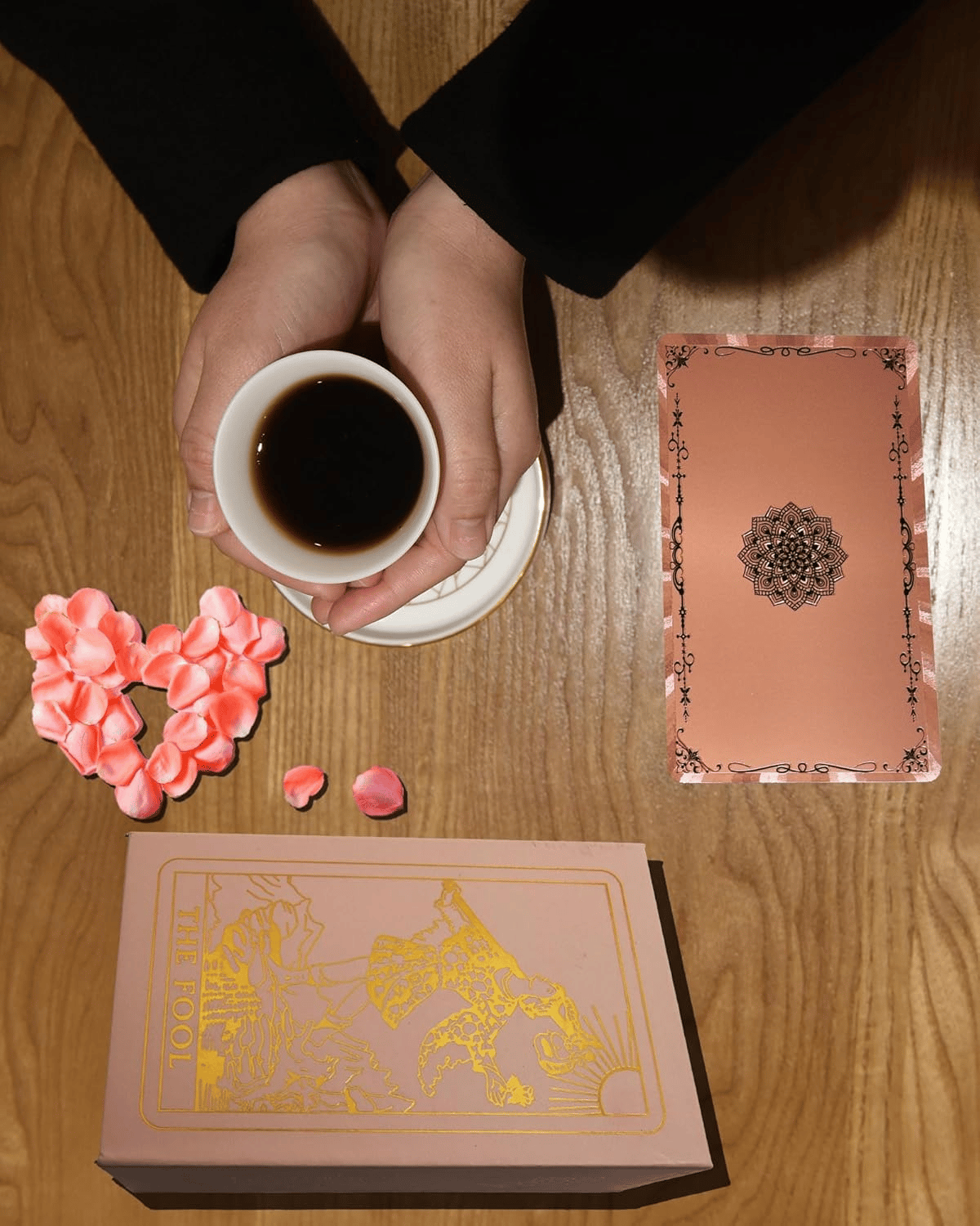 Rose Gold Tarot Cards with Guide Book🔮