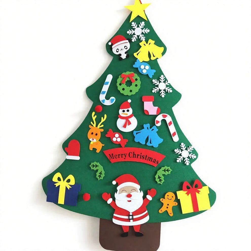 DIY Felt Christmas Tree Set