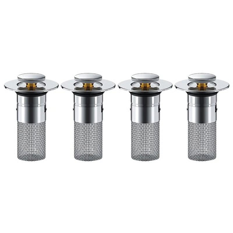 Sink Drain Strainer – Buy 2 Get 1 FREE! 🚫✨ Clog-Free Drain in Seconds!