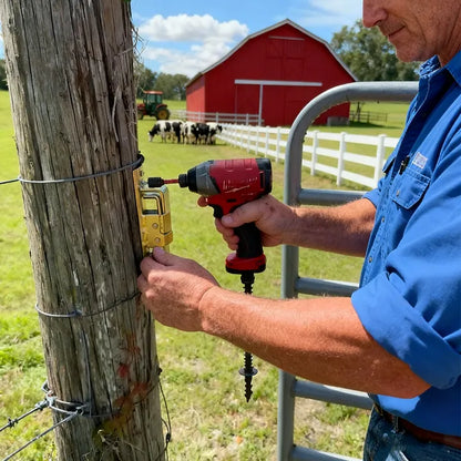 🔒Instant Locking Gate Latch – Prevents Cattle, Sheep & Horses From Escaping