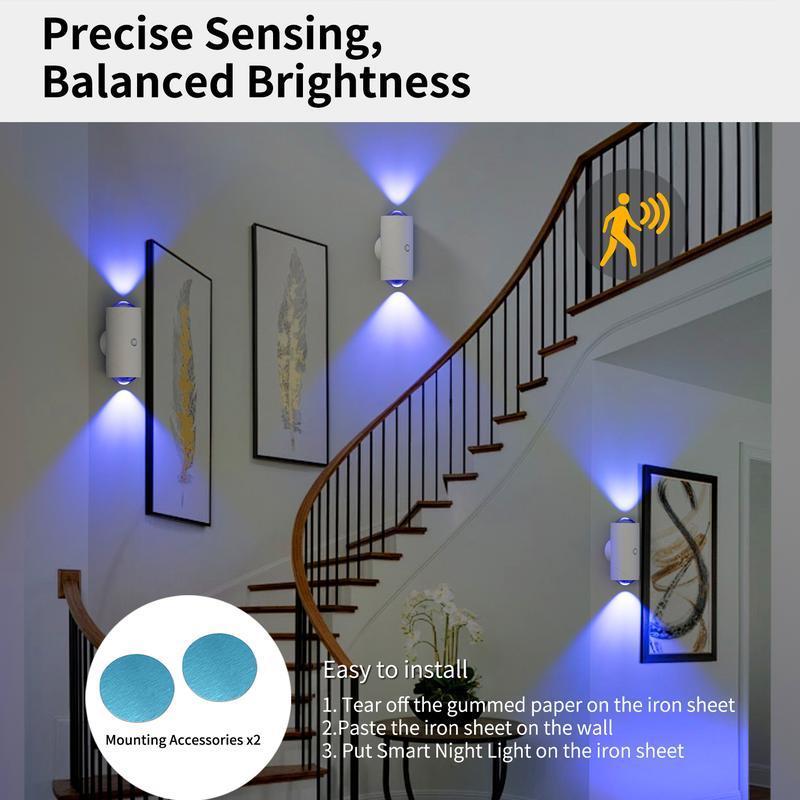 Smart Rechargeable LED Night Light with Motion Sensor