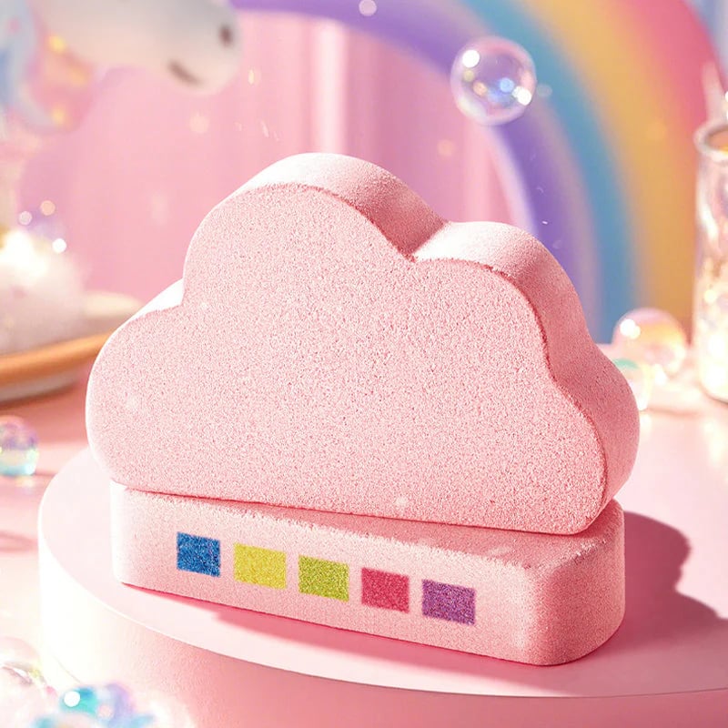 🎉 Rainbow Cloud Bath Bomb