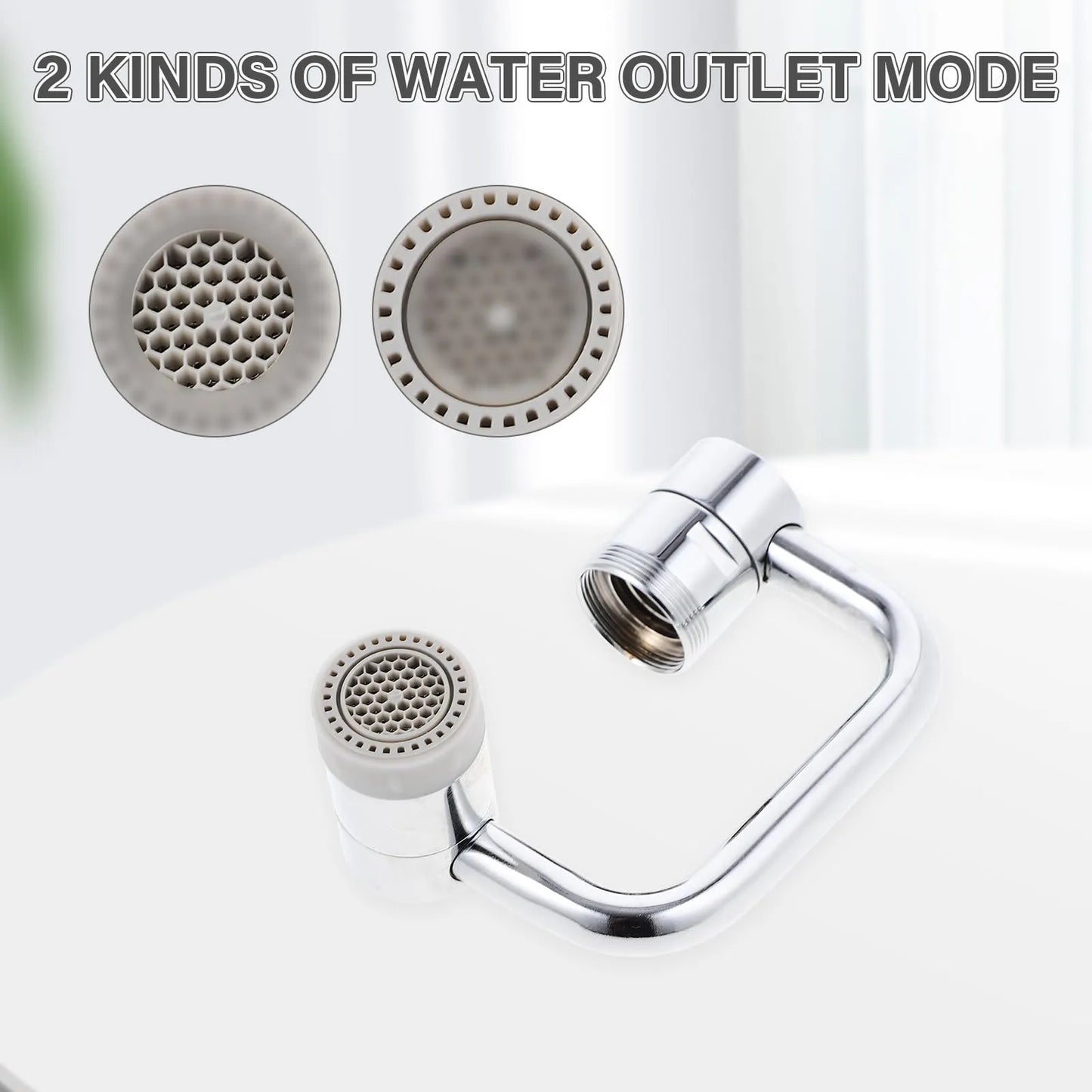 🔥DOITOOL 1080° Swivel Faucet Extender for Bathroom Sink