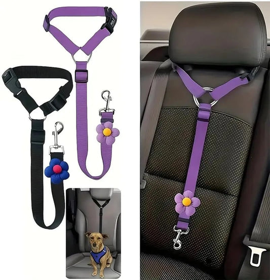 🔥Buy more save more🎁2-in-1 Dog Car Seat Belt & Walking Leash