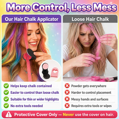 12-Color Temporary Hair Chalk Set