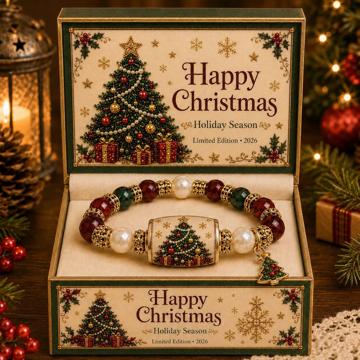 🏆Hot Sale 62% OFF🎄Christmas Magic Collection Pearl Bracelet — 2026 Limited Meaningful Edition