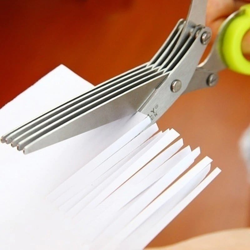 🔥BIG SALE - 69% OFF🔥 5 &3 Blade Kitchen Salad Scissors🔥 a set (2 pcs)