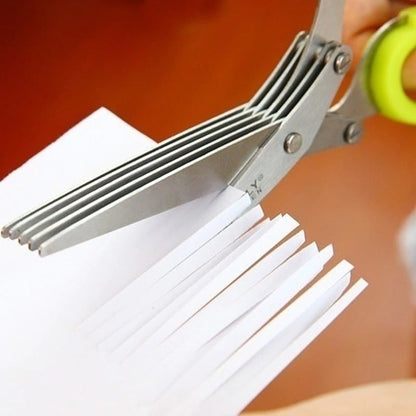 🔥BIG SALE - 69% OFF🔥 5 &3 Blade Kitchen Salad Scissors🔥 a set (2 pcs)