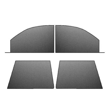 Car Anti‐Mosquito Screen/Net, 4 Pack Car Sunshade Curtain, Mosquito Net For Car Glass, Privacy Window Mesh