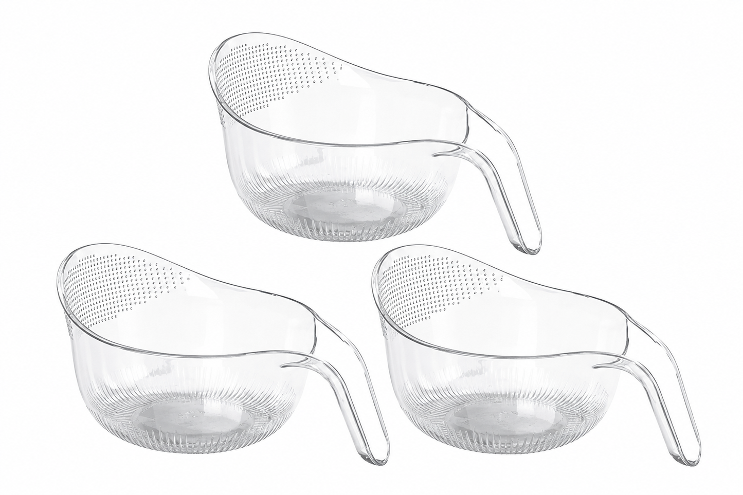 🔥 3-Pack Kitchen Strainer Bowl – Wash, Rinse & Drain in Seconds
